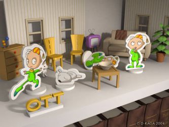 The room on the shelf 棚の小部屋