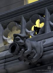 Cat & Gargoyle
